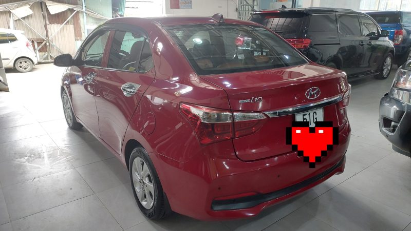 Hyundai i10 sedan số sàn 2018 màu đỏ xe gia đình giá tốt