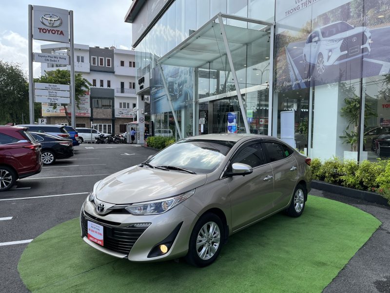 Toyota Vios G 2020 màu vàng cát giá tốt