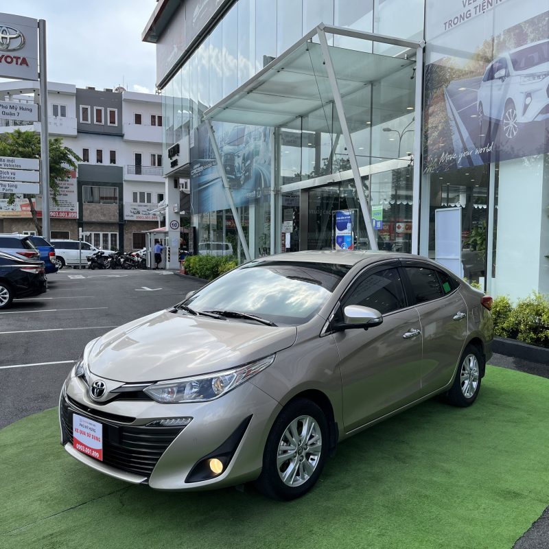 Toyota Vios G 2020 màu vàng cát giá tốt