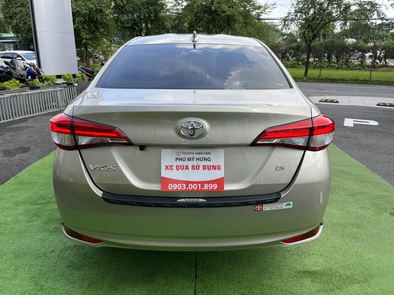 Toyota Vios G 2020 màu vàng cát giá tốt