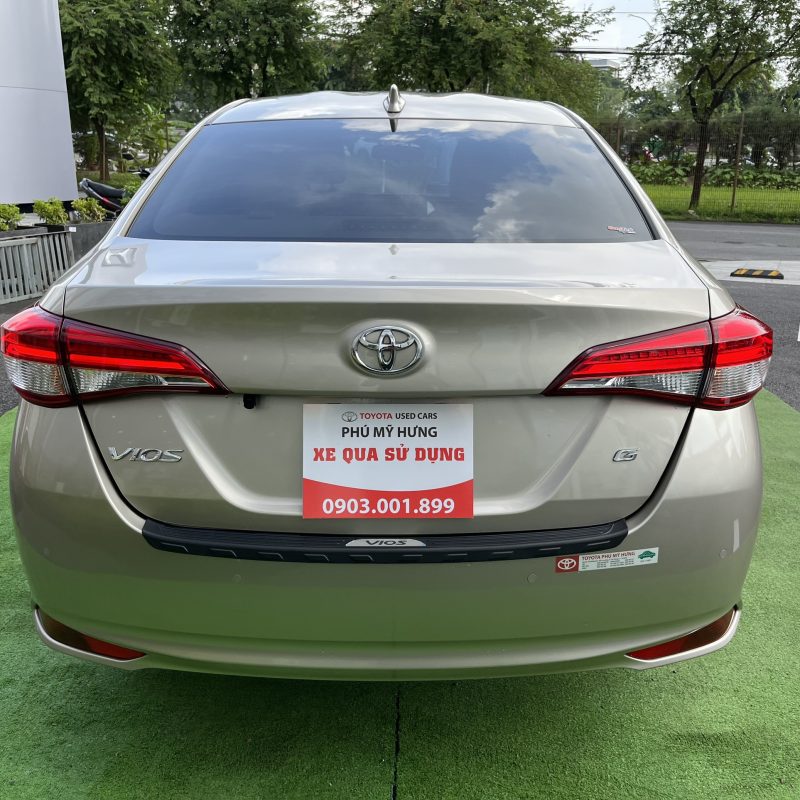 Toyota Vios G 2020 màu vàng cát giá tốt