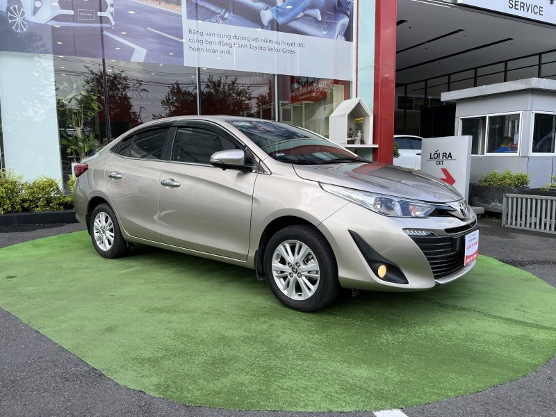 Toyota Vios G 2020 màu vàng cát giá tốt