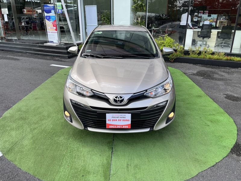 Toyota Vios G 2020 màu vàng cát giá tốt