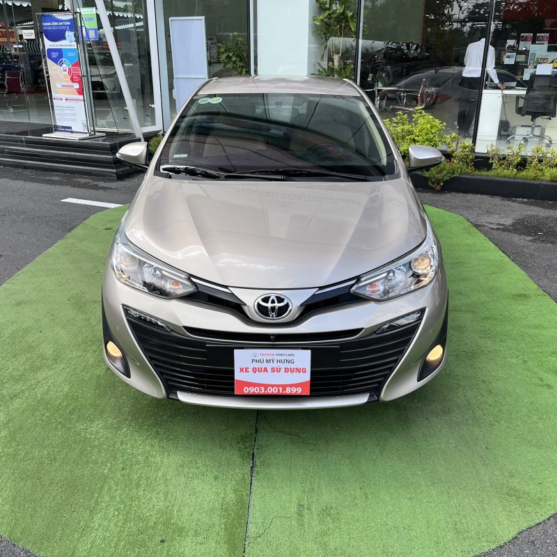 Toyota Vios G 2020 màu vàng cát giá tốt