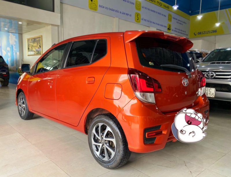 Toyota Wigo AT màu cam 2018 biển Sài Gòn giá tốt