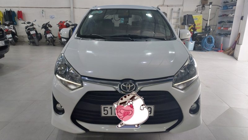 Toyota Wigo 1.2AT 2019 màu trắng xe gia đình giá tốt