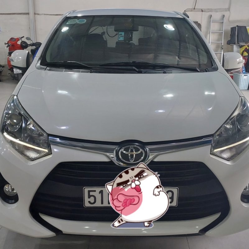 Toyota Wigo 1.2AT 2019 màu trắng xe gia đình giá tốt