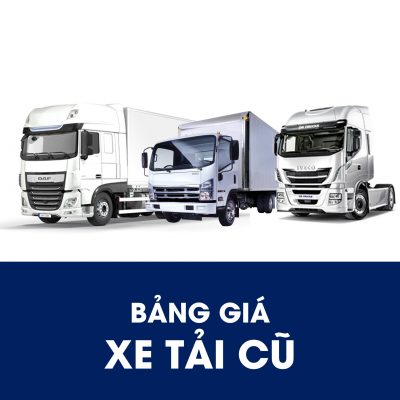 bảng giá xe tải cũ