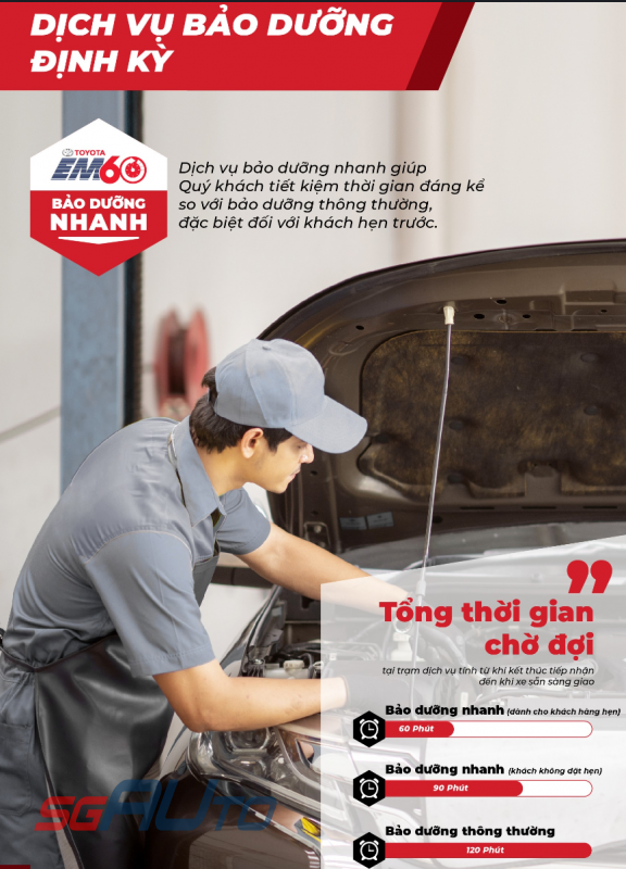 khách hàng đặt hẹn bảo dưỡng nhanh