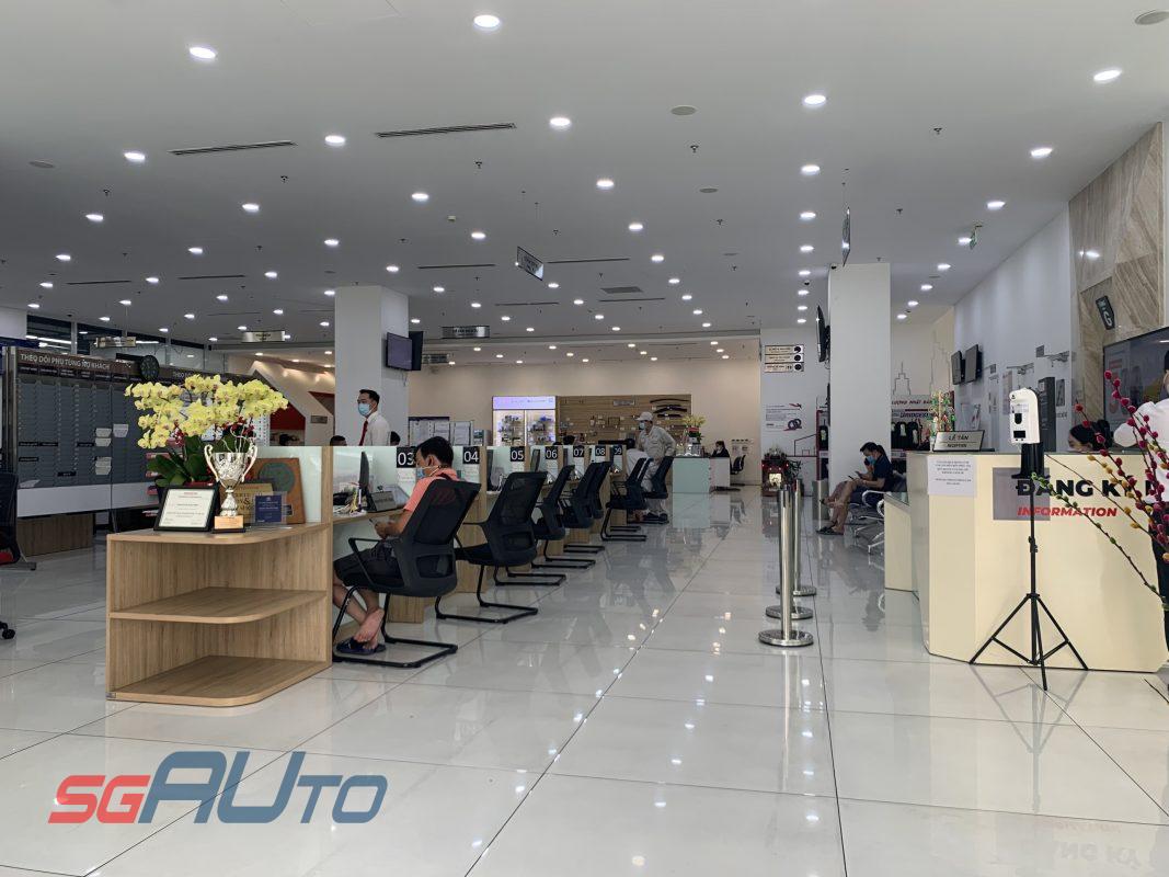 Khu vực dịch vụ Toyota Phú Mỹ Hưng